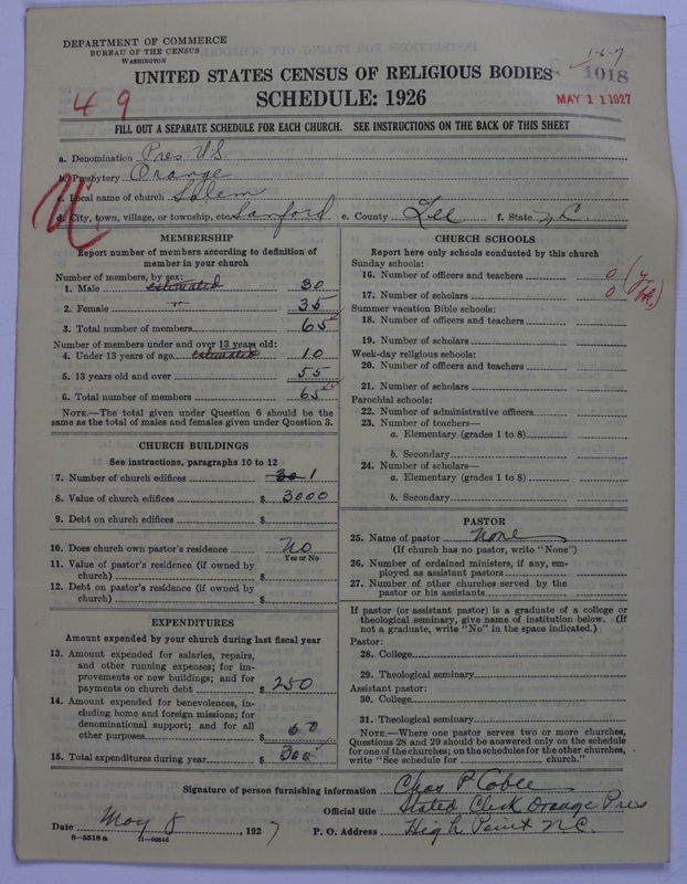 Scan of Presbyterian Church in the United States: 1018