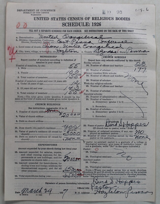 Scan of Evangelical Congregational Church: 93
