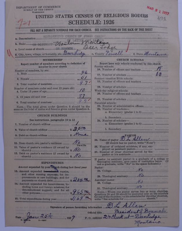 Scan of Reorganized Church of Jesus Christ of Latter Day Saints: 491