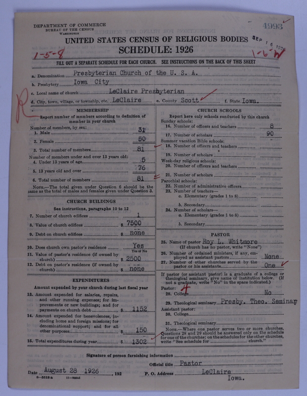Scan of Presbyterian Church in the United States of America: 4993
