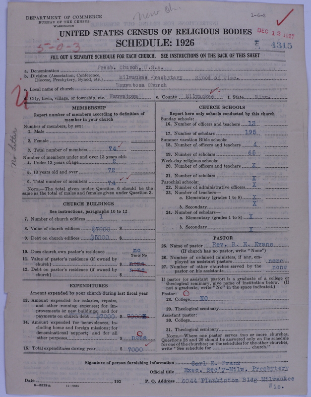 Scan of Presbyterian Church in the United States of America: 4315