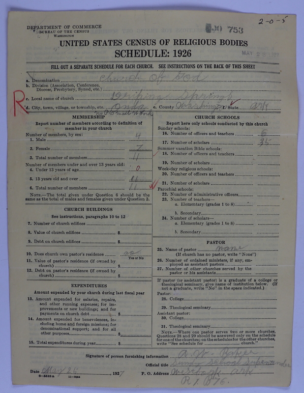 Scan of Church of God (Headquarters, Anderson, Ind.): 753