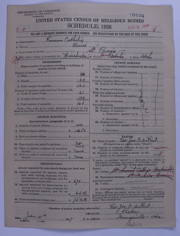 Scan of Roman Catholic Church: 10124