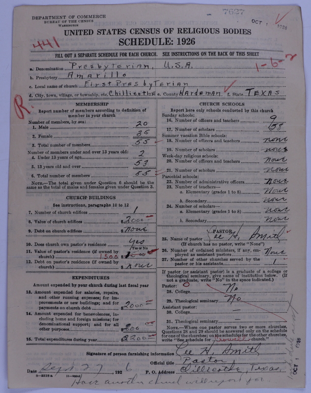 Scan of Presbyterian Church in the United States of America: 7627