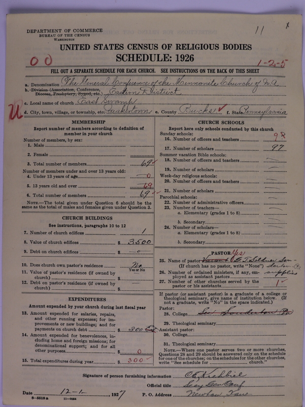 Scan of General Conference of the Mennonite Church of North America: 11