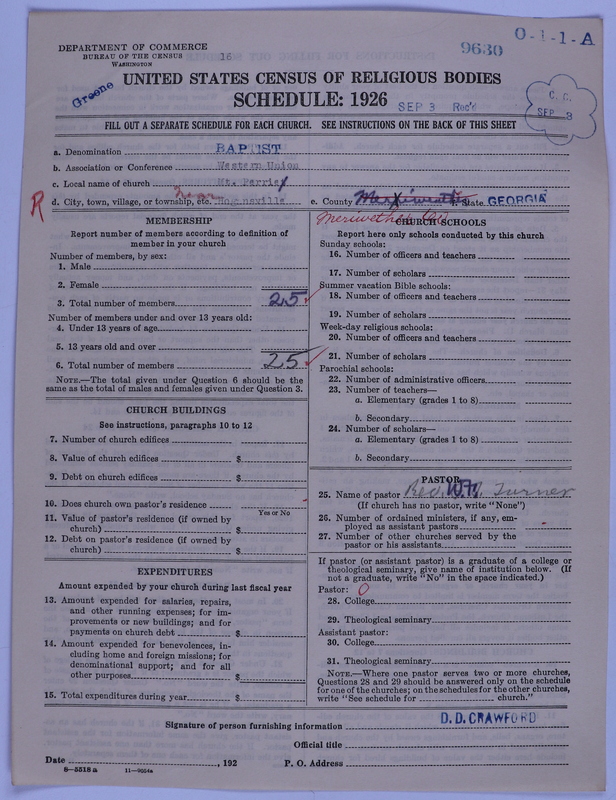 Scan of Negro Baptists: 9630