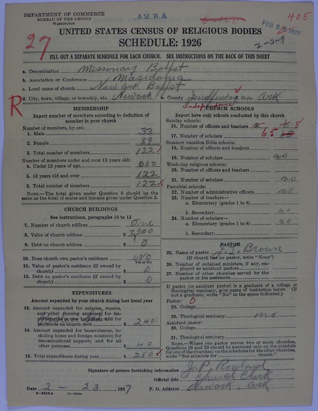 Scan of Landmark Baptist of America: 405