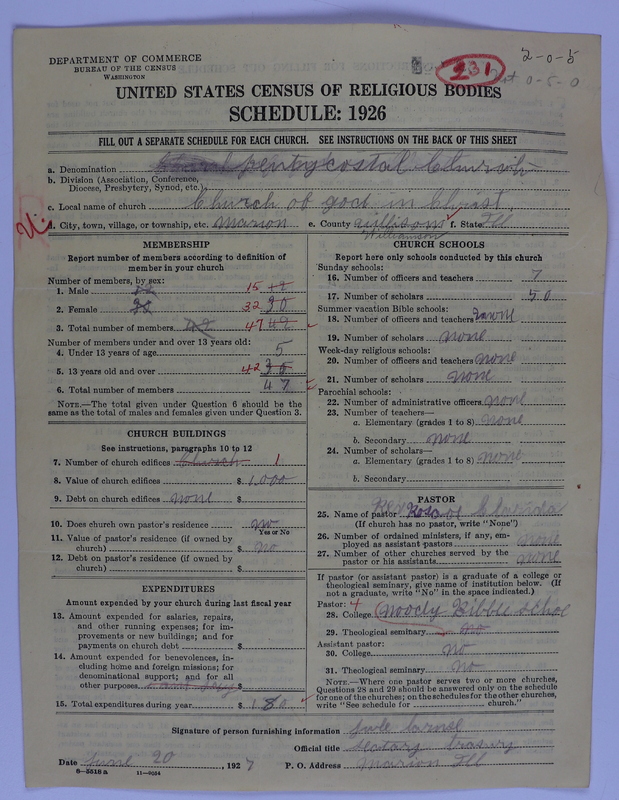 Scan of Church of God (Headquarters, Anderson, Ind.): 231