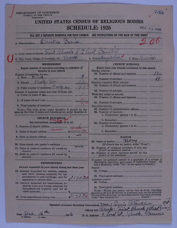 Scan of Church of Christ, Scientist: 785