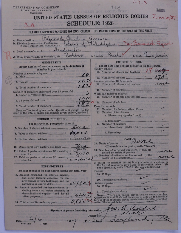 Scan of Reformed Church in America: 448