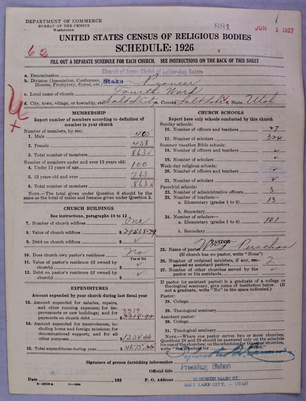 Scan of Church of Jesus Christ of Latter-day Saints: 881