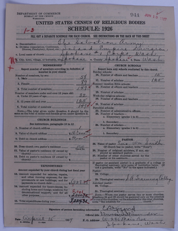 Scan of Salvation Army: 941
