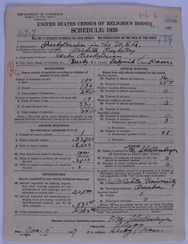 Scan of Presbyterian Church in the United States of America: 6095