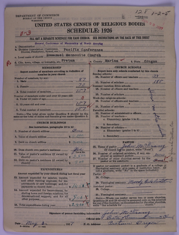 Scan of General Conference of the Mennonite Church of North America: 128