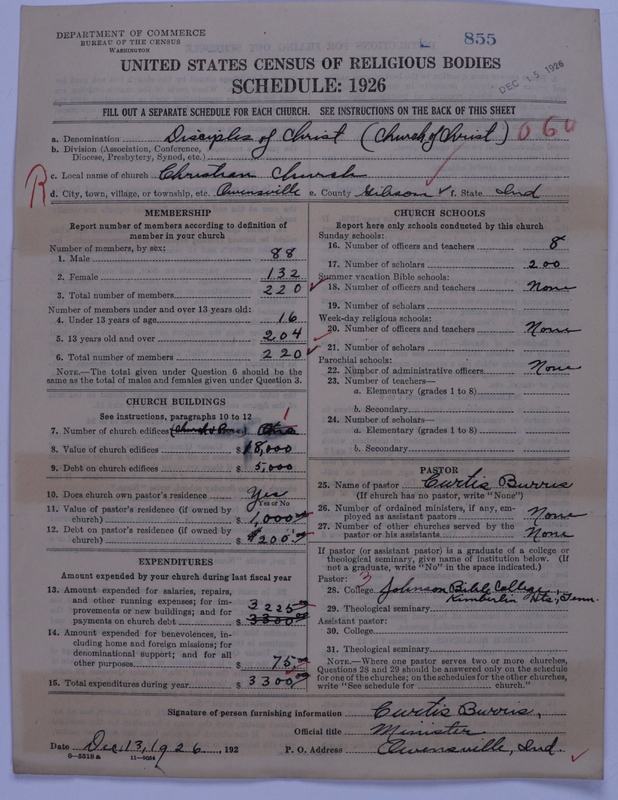 Scan of Disciples of Christ: 855