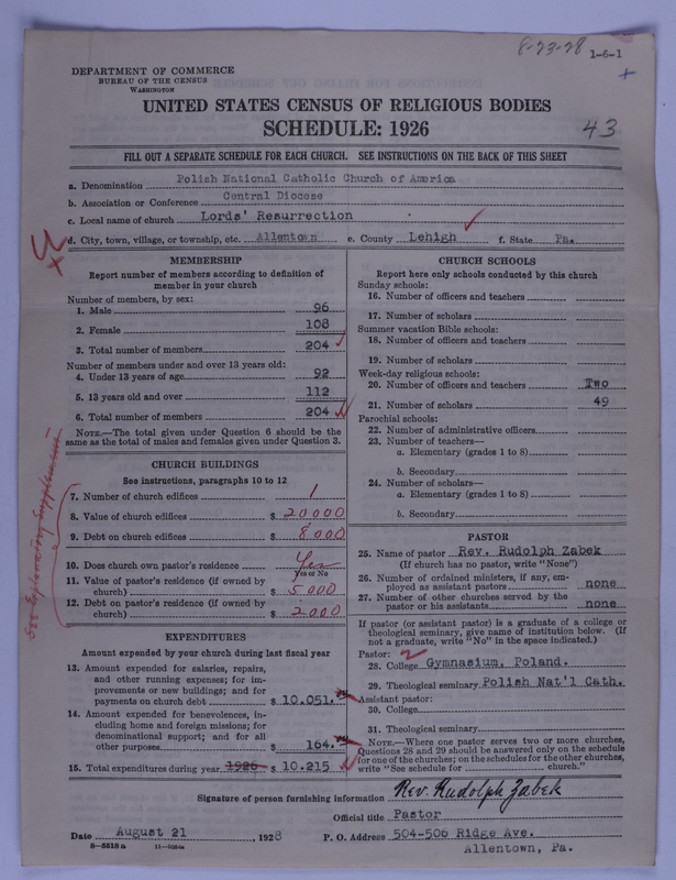 Scan of Polish National Catholic Church of America: 43