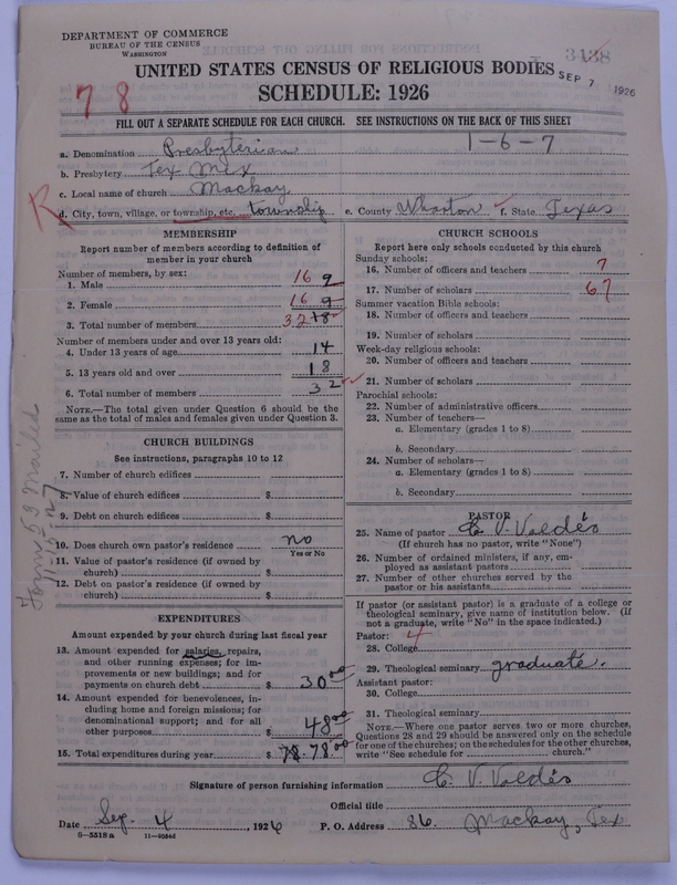 Scan of Presbyterian Church in the United States: 3438