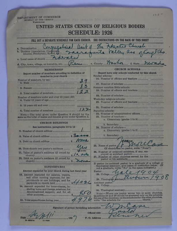 Scan of Federated Churches: 175