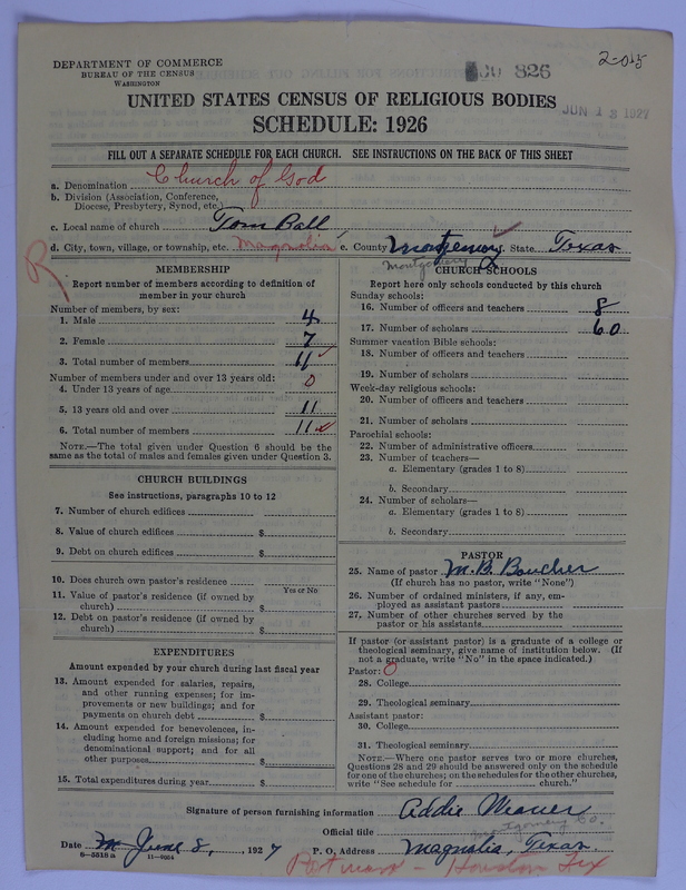 Scan of Church of God (Headquarters, Anderson, Ind.): 826