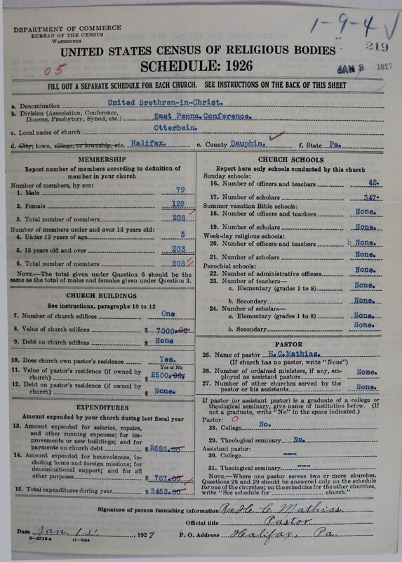 Scan of Church of the United Brethren in Christ: 219