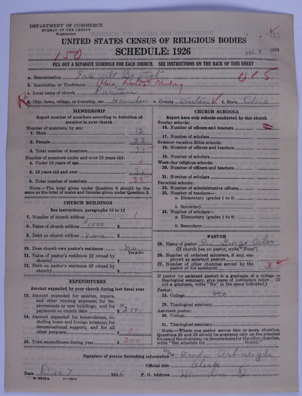 Scan of Free Will Baptists: 35