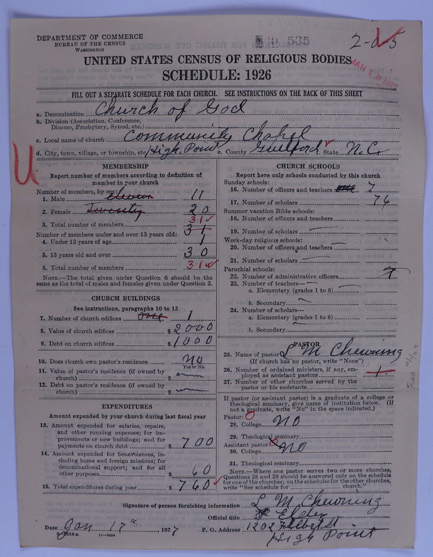 Scan of Church of God (Headquarters, Anderson, Ind.): 535