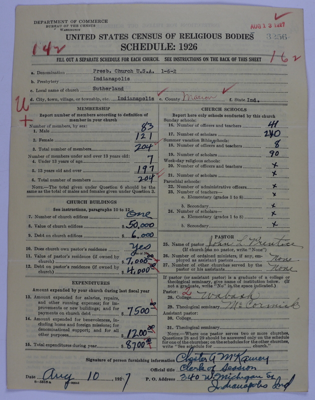 Scan of Presbyterian Church in the United States of America: 3256