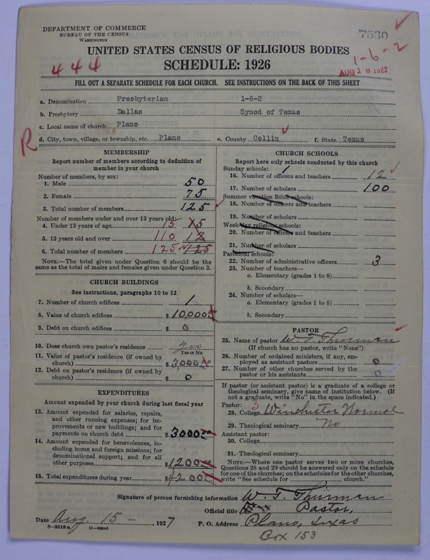 Scan of Presbyterian Church in the United States: 7530