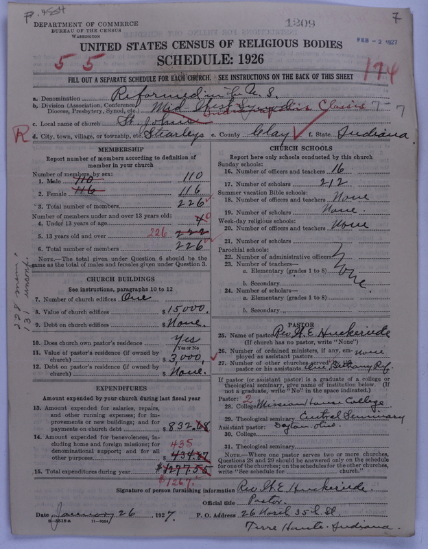 Scan of Reformed Church in the United States: 1209