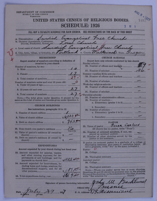 Scan of Swedish Evangelical Free Church of the United States of America: 102