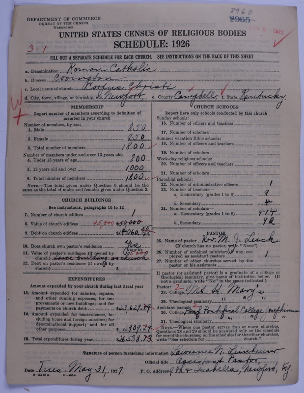 Scan of Roman Catholic Church: 8960