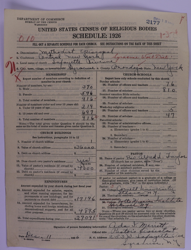 Scan of Methodist Episcopal Church: 2177