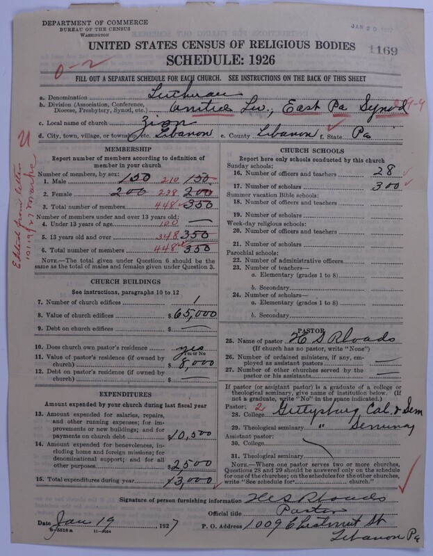 Scan of United Lutheran Church in America: 1169
