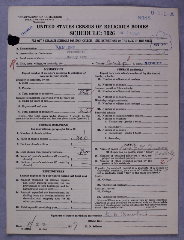 Scan of Negro Baptists: 8588