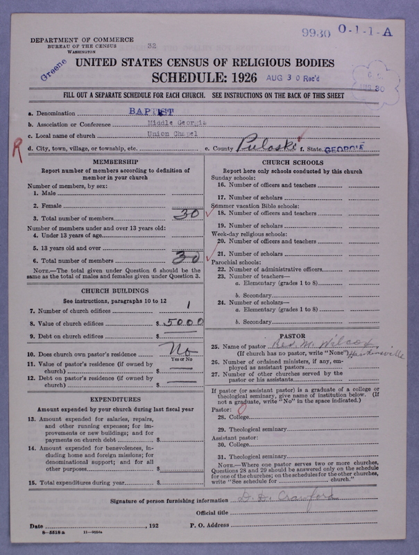 Scan of Negro Baptists: 9930