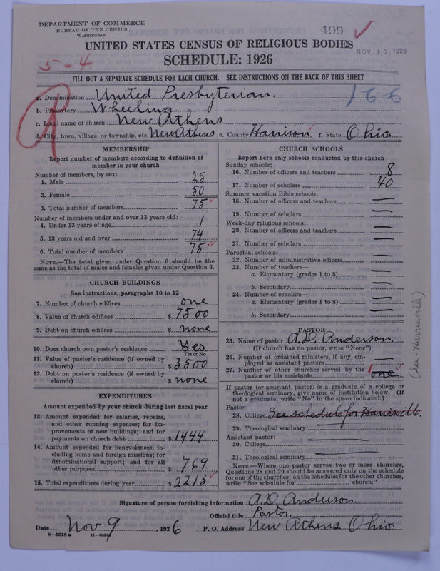 Scan of United Presbyterian Church of North America: 499