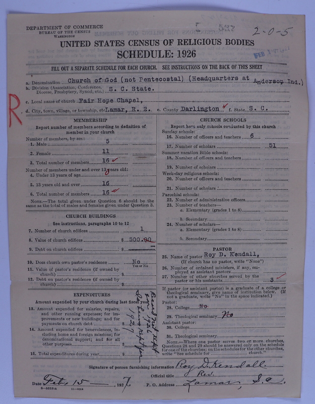 Scan of Church of God (Headquarters, Anderson, Ind.): 567