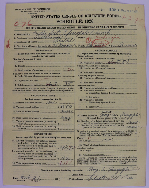 Scan of Methodist Episcopal Church: 4553