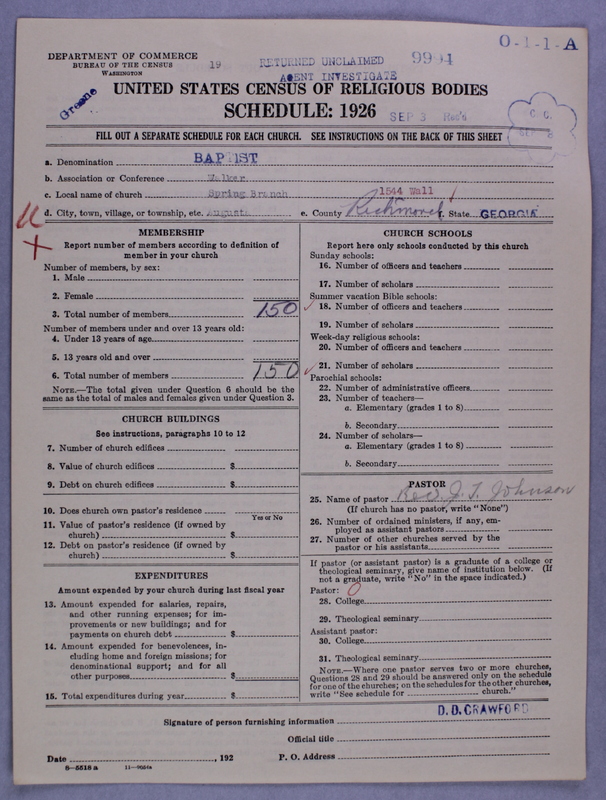 Scan of Negro Baptists: 9994