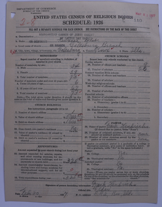 Scan of Reorganized Church of Jesus Christ of Latter Day Saints: 110