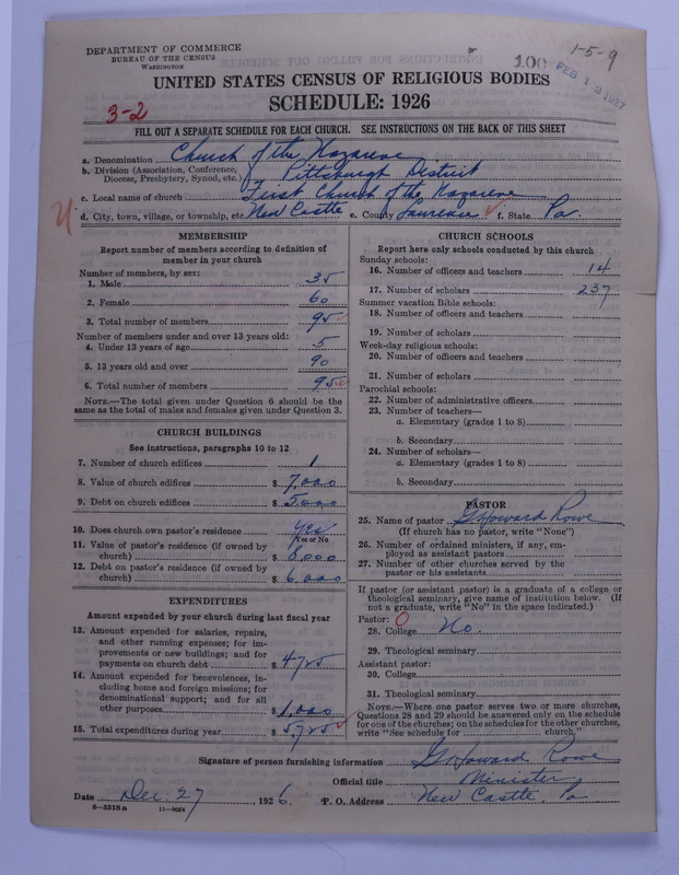 Scan of Church of the Nazarene: 100