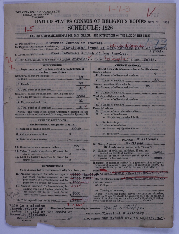 Scan of Reformed Church in America: 716