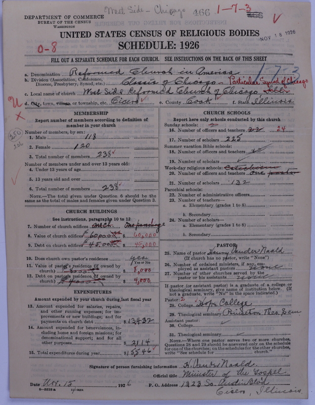 Scan of Reformed Church in America: 466