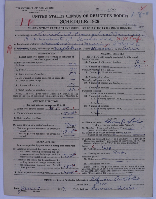 Scan of Swedish Evangelical Mission Covenant of America: 122