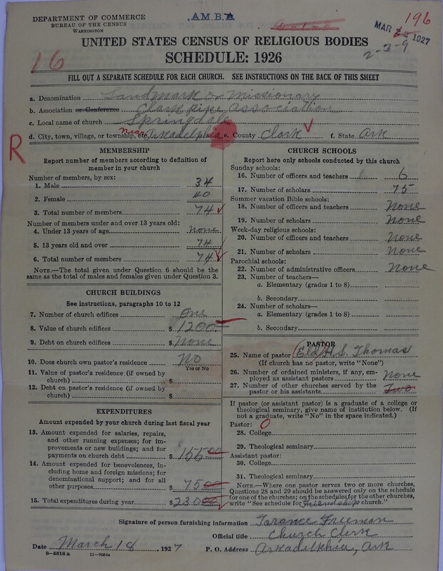 Scan of Landmark Baptist of America: 196