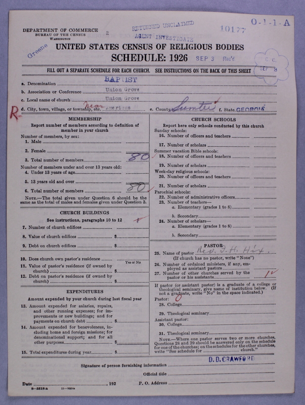 Scan of Negro Baptists: 10177