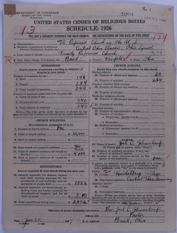 Scan of Reformed Church in the United States: 1004
