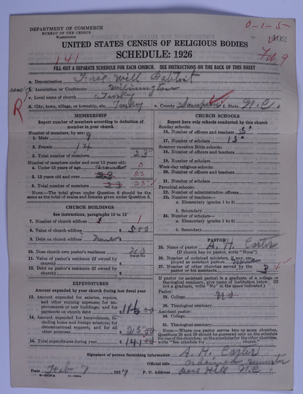 Scan of Free Will Baptists: 402