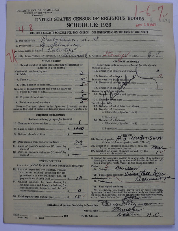 Scan of Presbyterian Church in the United States: 1231