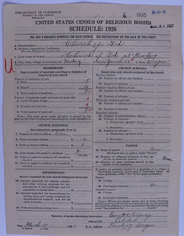 Scan of Church of God (Headquarters, Anderson, Ind.): 893